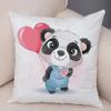 Cartoon Chinese Panda Decorative Pillowcase Car Ornaments Office Living Room Sofa Home Pillowcase