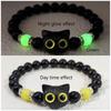 Lovely Bracelet Resin Luminous Bead Bracelet Comfortable Cat Hand Chain Great for Everyday Life and Dating