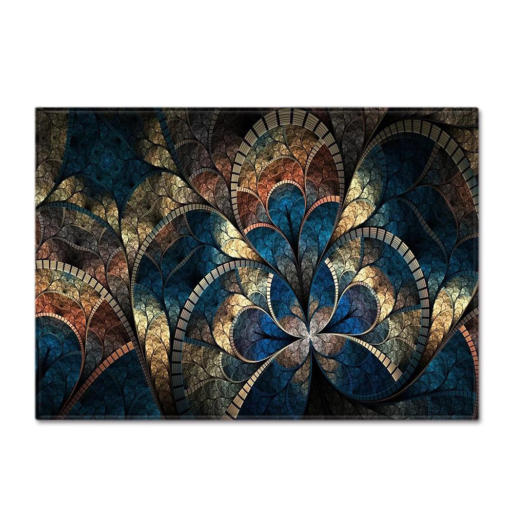 Cool Pattern Graphic Carpet Living Room Kitchen Foyer Floor Mat Pattern Can Be