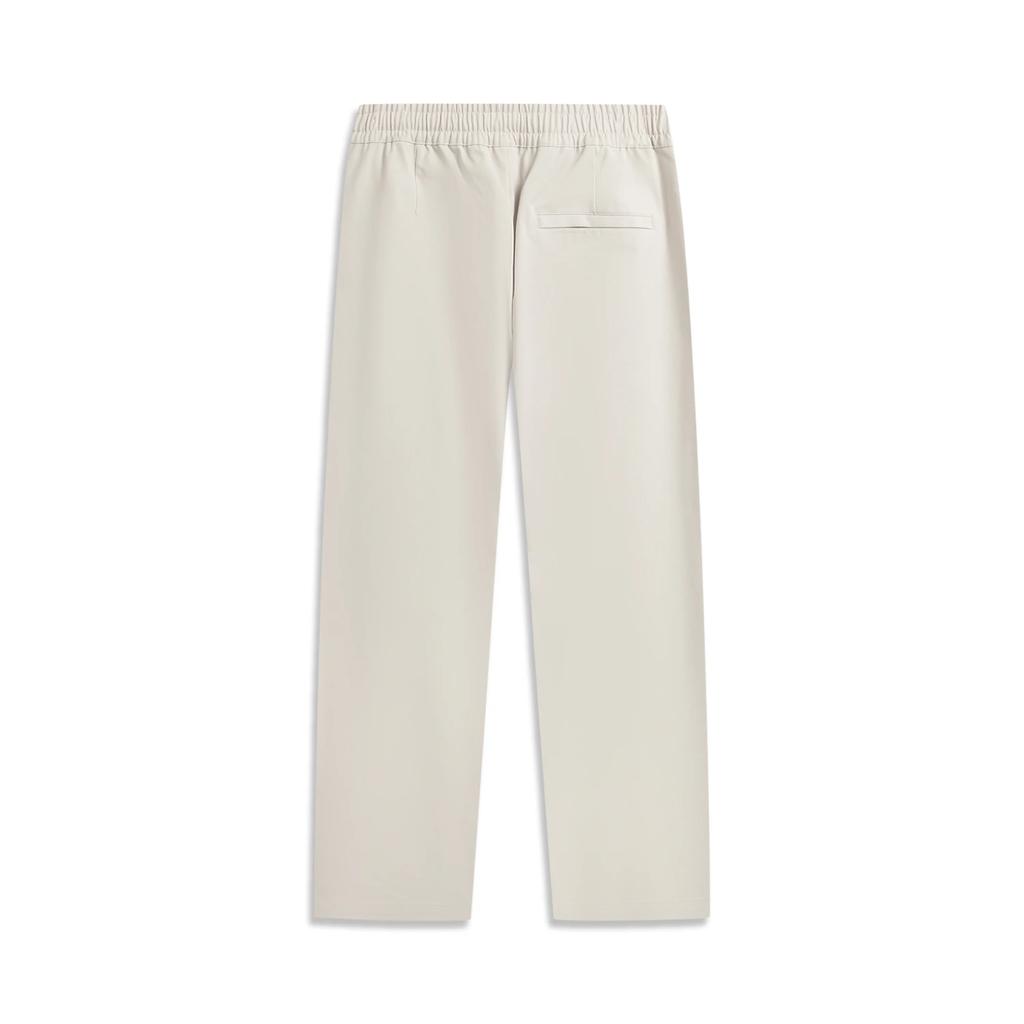 Li-Ning Sports Lifestyle Series Solid Color Simple Versatile Soft Casual Pants Men bottoms AKXW095-1