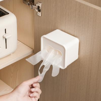 Mask Storage Box, Kitchen Filter Storage, Disposable Kitchen Gloves, Cling Film, Household Wall-mounted Small Item Storage Box
