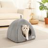 New Triangle Closed Cat Bed Warm Thickened Pet Nest Deep Sleep Cave House For Cats & Small Dogs Bed Cat Tents