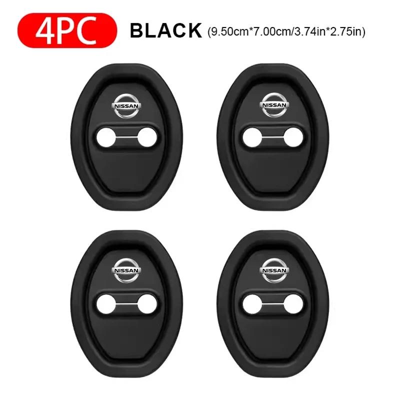 

Car Silicone Door Lock Protective Cover Anti-Collision Shock Absorbing Pad For Nissan Qashqai Pulsar Sentra Altima Patrol nismo