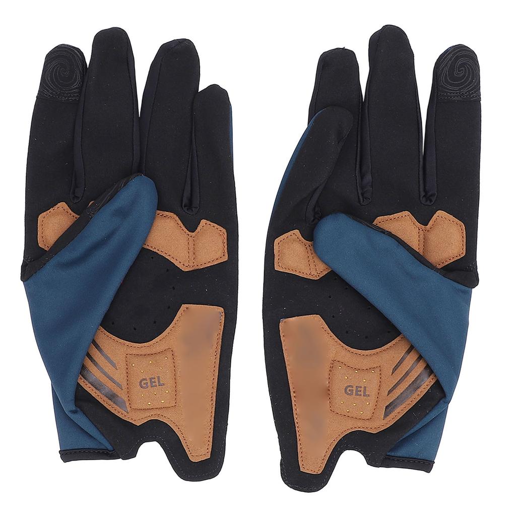1 Pair Cycling Gloves Full Finger Touch Screen Non Slip Motorcycle Gloves for Men Women Spring