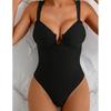 Gładki marszczony strój kąpielowy damski jednoczęściowy jednolity strój kąpielowy damska odzież plażowa stroje kąpielowe kąpielowy body kąpielowe letnie