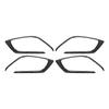 For Mazda CX-5 2017- Carbon Fiber Car Inner Door Pull Handle Panel Ring Bowl Trim Frame Decoration Sticker Interior Parts