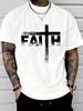 PAYEAH Christian Shirts-Faith & Cross Christian T-Shirts -Faith T-Shirt 100% Heavy Cotton T Shirt