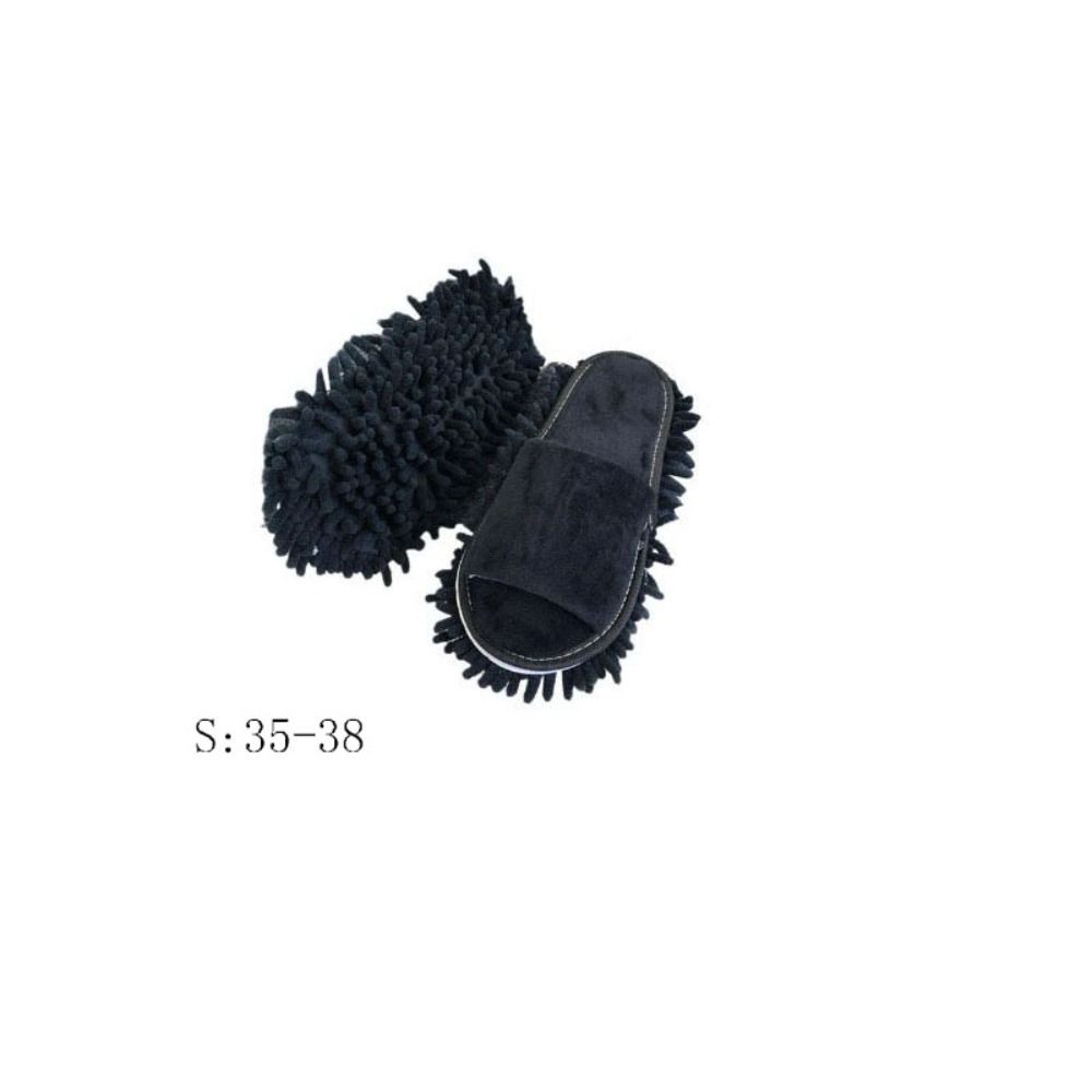 Black/Pink/Cream Cleaning Shoes Plush Clean Slippers Soft Lazy Wiping Slippers  Home