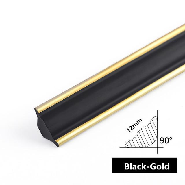 5M 3D Foam Ceiling Decor Edge Strip Corner Line Sticker Waterproof Self Adhesive Living Room Border Corner Beautification Line