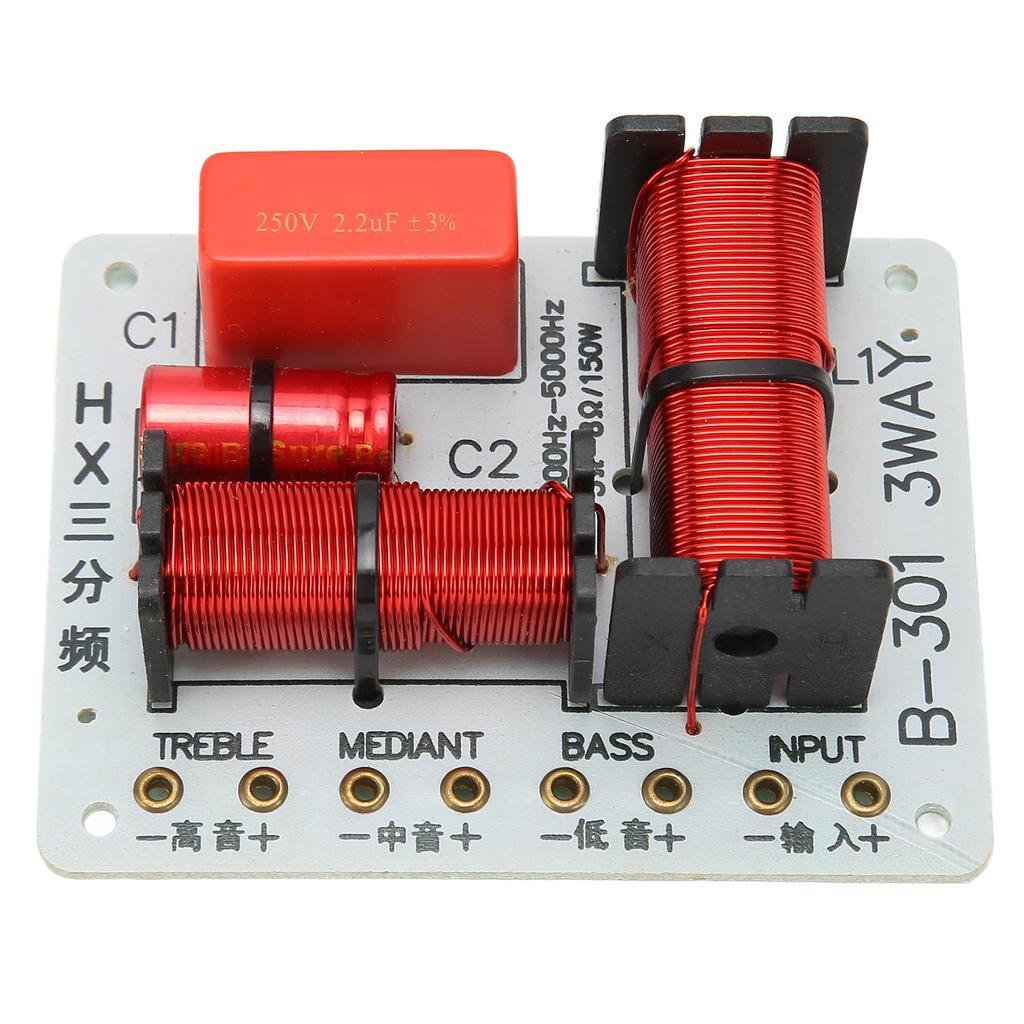 Speaker Frequency Divider Module Treble Bass HiFi 3 Way o Crossover Filter Distributor Board