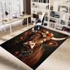 1pc Cow Flower Carpet Office Rug Outdoor Mat Home Decor Area Carpet Festival Gift Office Desk Chair Carpet