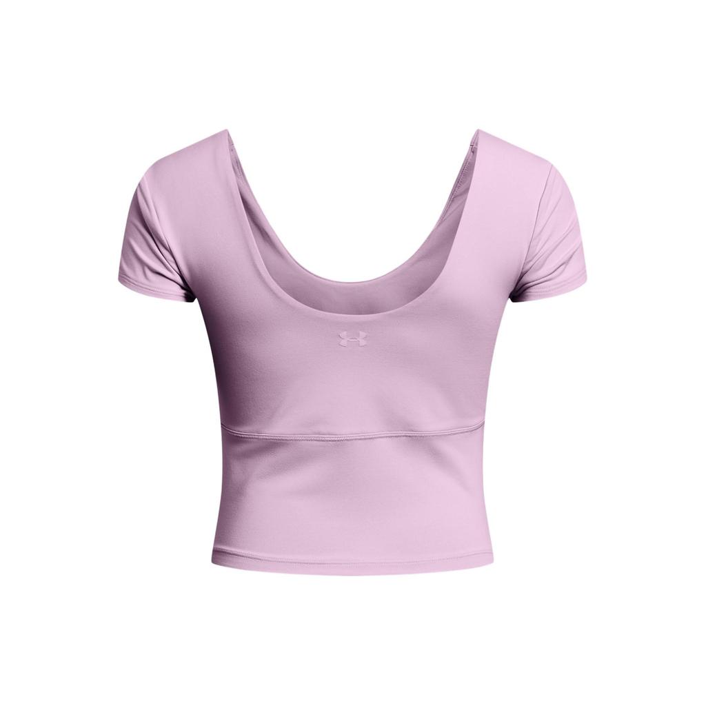 Under Armour Letter Print Slim Fit Round Neck Pullover Quick Dry Breathable Moisture Wicking Short Sleeve T-Shirt Women T-Shirt 1379156-543