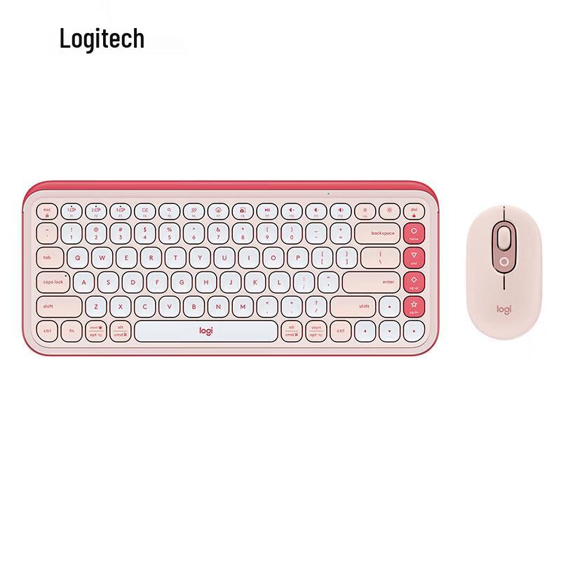 Logitech POP ICON COMBO Wireless Keyboard and Mouse Set