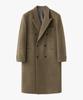 Suare Women 100% Wool Long Coat Brown
