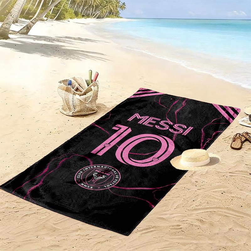 Messi's Legacy: Number 10 beach towel Outdoor camping soft Outdoor pool towel quick-drying swim towel swim printing beach towel