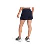 Under Armour Flex Woven Solid Color Two-In-One Loose Mid-Waist Three-Quarter Casual Shorts Women Shorts Dark-Blue 1376936-410