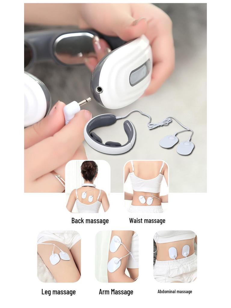 Multifunctional 4-Head Neck and Cervical Spine Heating Massage Instrument