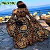 Fashion Spring Autumn Long Sleeve V-Neck Casual Dresses