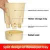 Plastic Self Absorbing Flowerpot Water Storage Tall Drain Holes Breathable Flowerpot Large Capacity Thickened