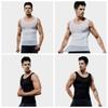 Belly Contracting Slimming Shapewear Elastic Waist Trainer Tank Top Body Shaper Vest Men  Man