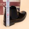 2025 Modetrend neue britische Herren High-Top Lederschuhe spitze Zehen und Füße Chelsea Kurzstiefel Friseur trendige Schuhe