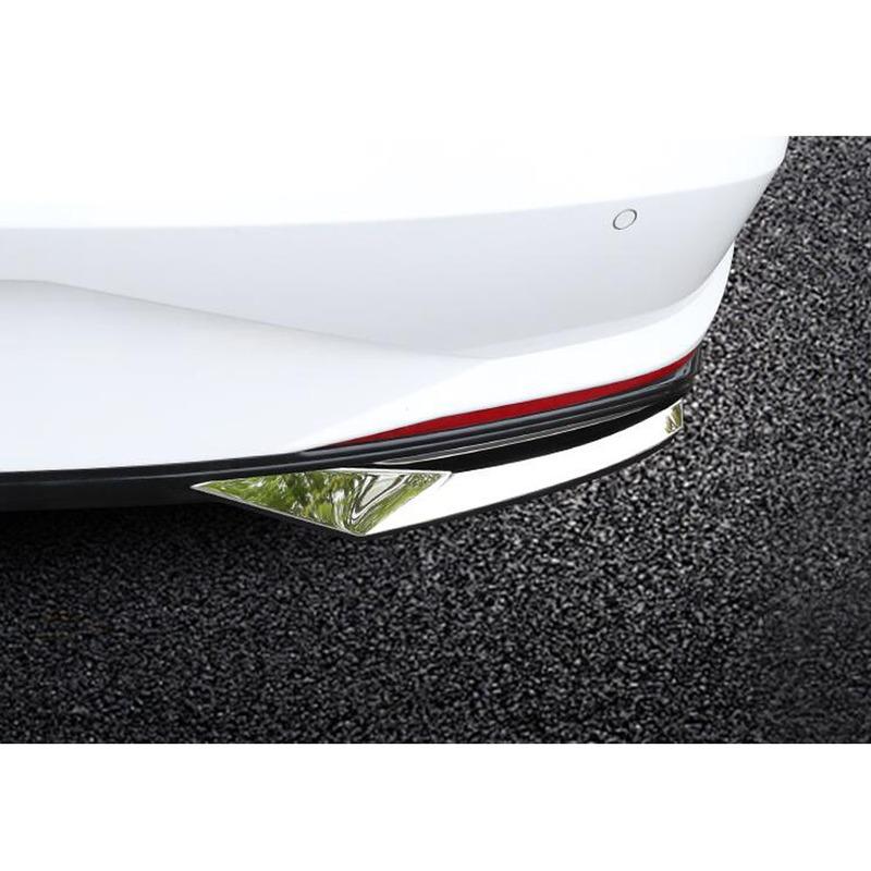 For Hyundai Elantra Avante ABS/Steel Eyebrow Rear Exhaust Muffler Tip Pipe Trim Decoration Fog Light Accessories