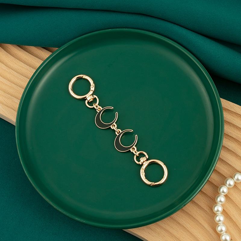 Bag Extension Chain Pearl Metal Accessories Love Buckle With One Shoulder Mahjong Armpit China-Chic Style