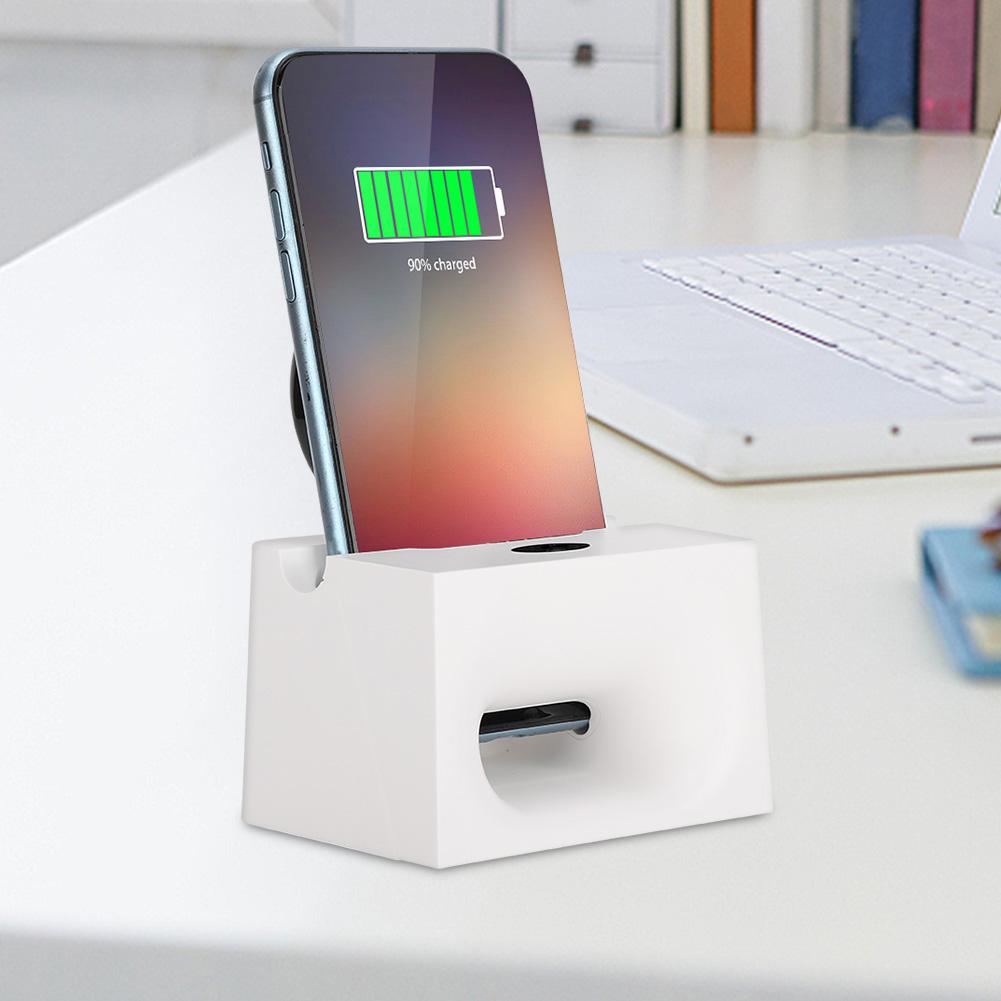 3 In 1 Desktop Wireless Phone Charger Stand for Phone Amplifier MultiFunctional Charger
