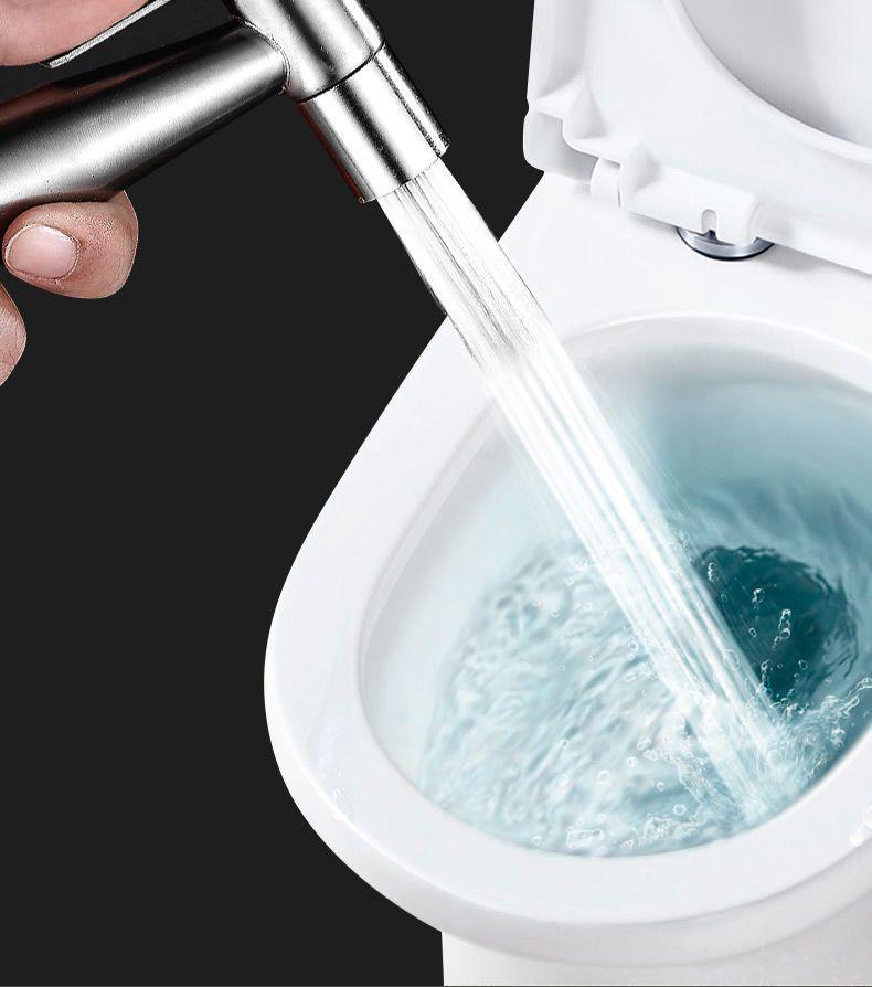 High-Pressure Toilet & Bidet Sprayer with Faucet Angle Valve