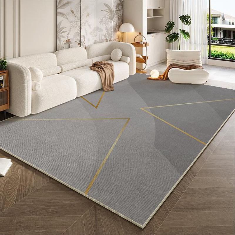 Cream Style Simple Carpet for Living Room Sofa Mat Anti-slip Easy To Clean Bedroom Wardrobe Room Mat Home Decoration