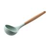 Silicone Wood‑handled  Ladle Solid Wood Ladle Kitchen  Scoop Serving Spoon  Cooking Stirring