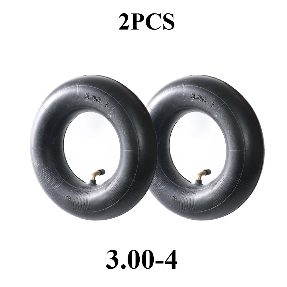 2PCS High Quality Black Butyl Rubber Inner Tube 2.50-4 3.00-4 4.10/3.50-4 Inner Tube Camera Electric Scooter Accessories