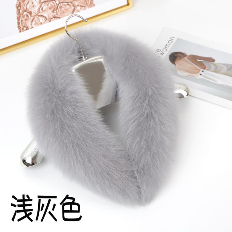 Real Fox Fur Collar Women Winter Natural Fur Scarf Fluffy Fur Shawls For Women Collars Men Coat Large Size Neck Warmer Scarves