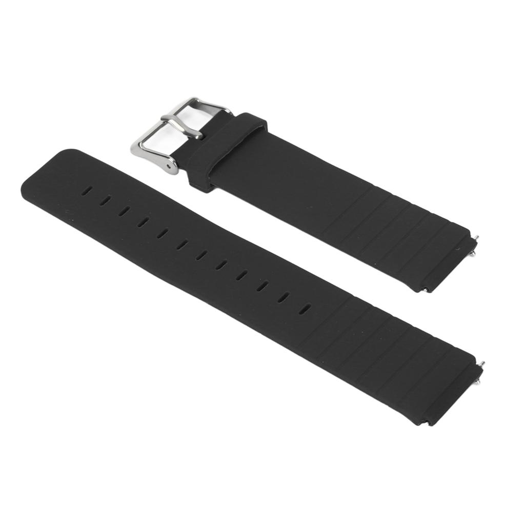 Replacement Wristband Adjustable Soft Quick Release Accessory Watch Wristband Strap for T1 Black