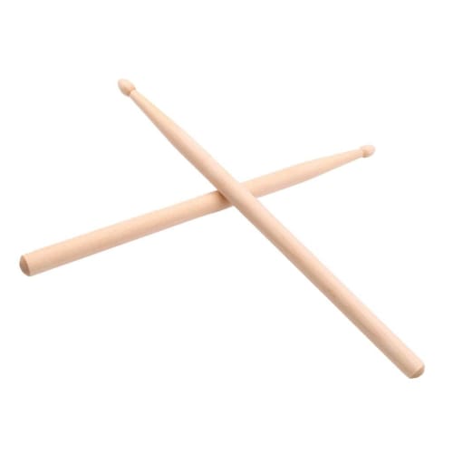 Freneci 1 Pair Wooden 5A Drumsticks for Drums for Kids Children Boys Girls