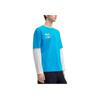 New FILA SS24 T Shirt Unisex Miroku Blue F11U429102FBU