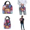 Crashs Bandicoots Cartoon Insulated Lunch Bags Video Game Food Container Portable Thermal Cooler Lunch Boxes For Work