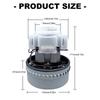 Energy Saving Replacement Vacuum Motor Strong Suction For Home Pet Hair Removal Dust Collection Appliance Component
