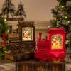 Christmas decorations LDE lights Christmas train snowflake lights Christmas desktop decoration ideas