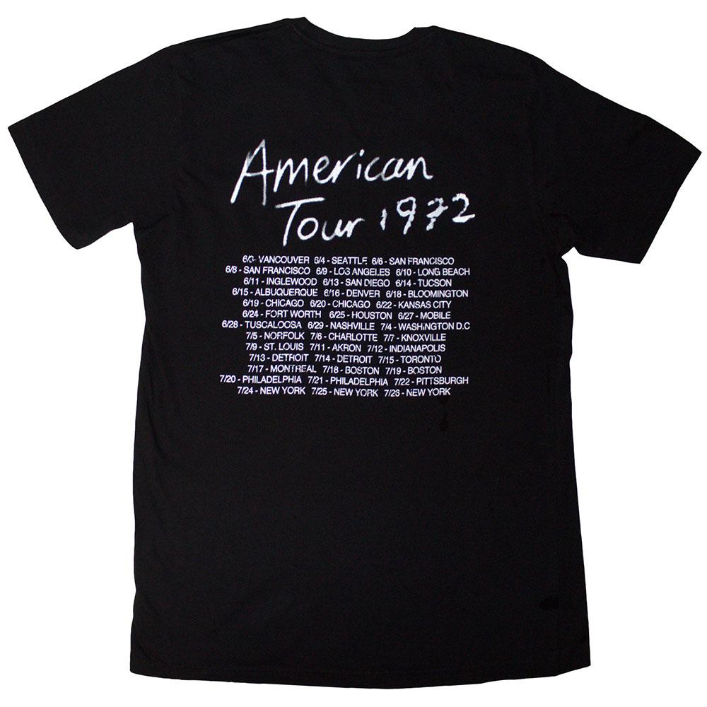 The Rolling Stones Unisex Adult Tour Â´72 Back Print T-Shirt