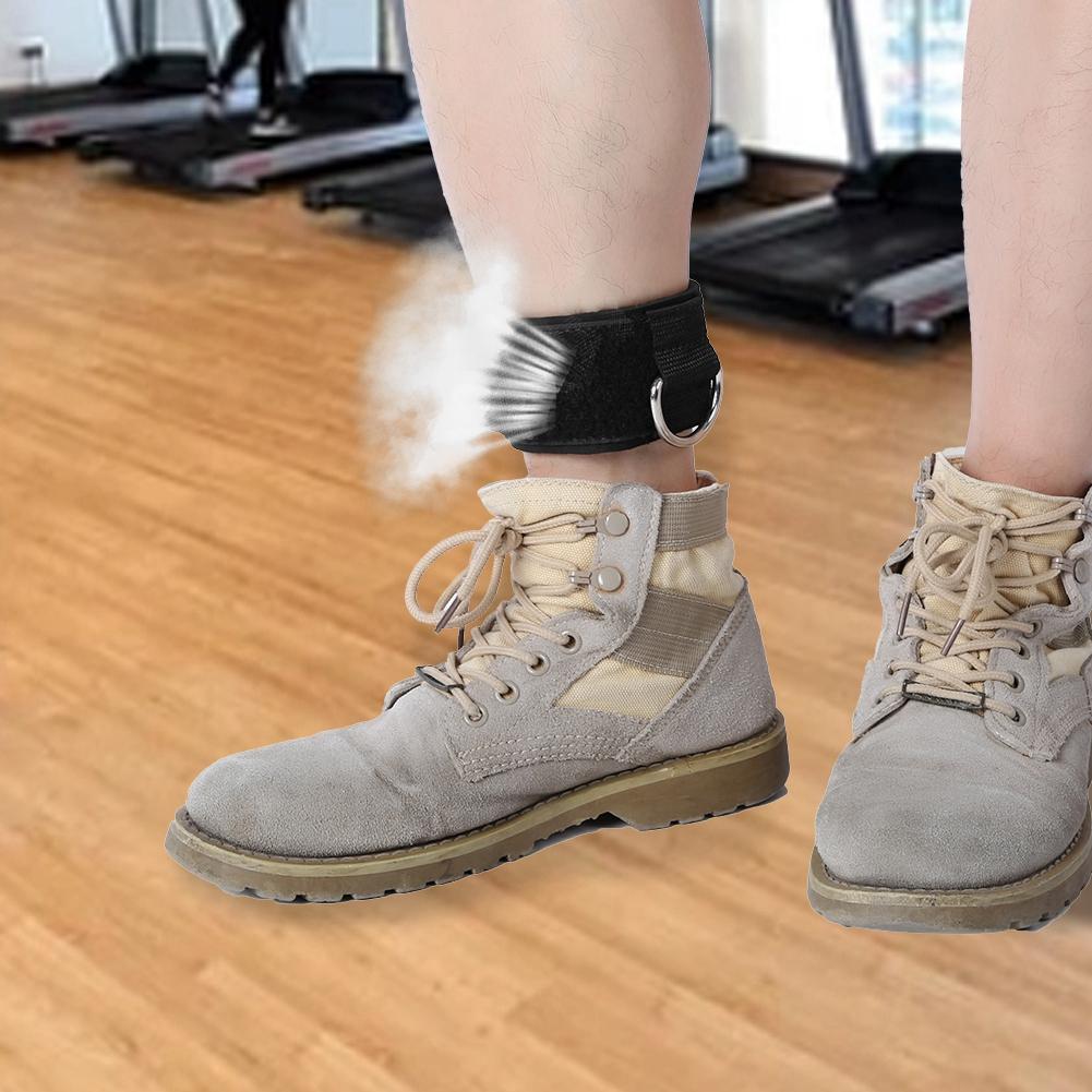 1 Pair Fitness Ankle Straps d ring Ankle Cuffs for Gym Training