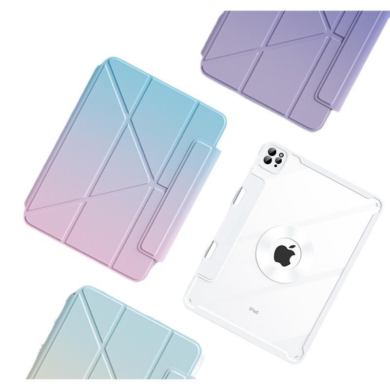 Magnetic IPad Pro 11 Case With Slide-Out Pencil Slot Stand Cover Air 5 4 10th Gen TPU Full Protection