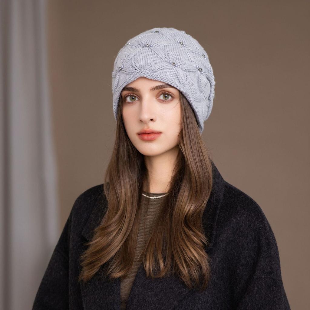 Autumn and Winter Knitted Stacking Cap, Ear Protector, Warm Sleeve, Wool Cap
