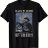 MenS Plague Doctor Black Death European Tour Graphic TShirt Short Sleeve Vintage Historical Design Skull Continent Dates