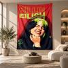 Dekoratives Wandbehang, Billie Eilish Bedruckte Wandkunst, Leichte Wanddekoration Für Schlafzimmer Hintergrund