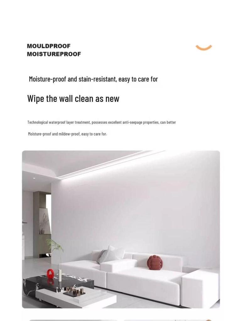 Waterproof Moisture-proof Zero-Formaldehyde Thickened Self-adhesive Wallpaper for Bedroom, Living Room, Mother and Baby.