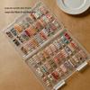 Nail Art Transparent Dustproof Storage Box for Practice Nail Tips and Color Chart Display