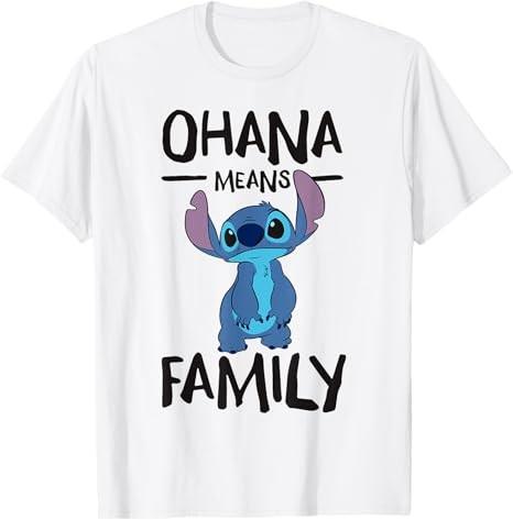 Lilo Stitch Ohana Means Family TShirt Size S 4xl S
