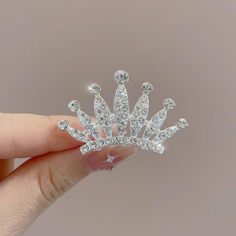 Dívčí princeznovská korunka sponka do vlasů ozdoba hlavy - Dětské vlasové doplňky na narozeniny a vystoupení