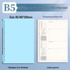 B5 Loose-Leaf Durable Notebook: Thick, Comfortable, Perfect for Students